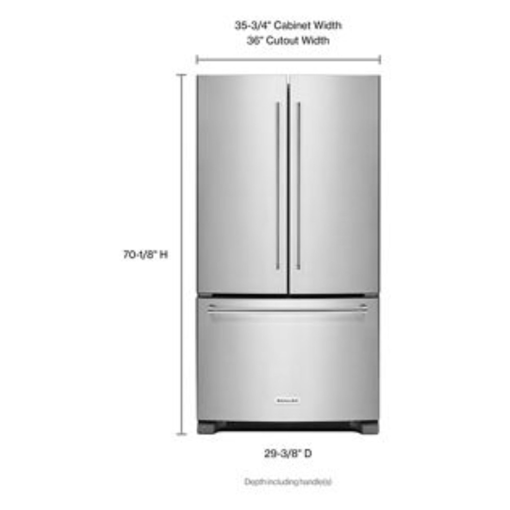 KitchenAid-KRFC300ESS-Dimension View