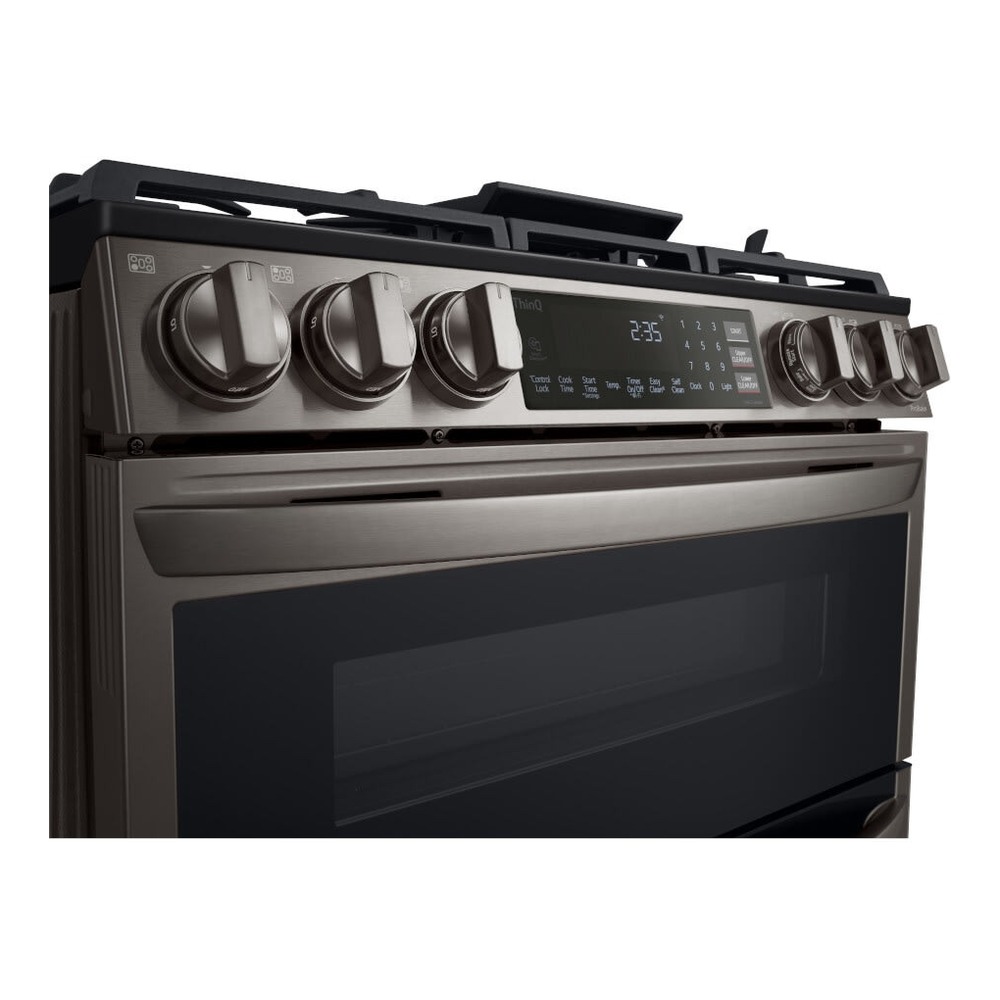LG LTGL6937 30 inch Smart Gas Slide-In Range with 5 Sealed Burners and Griddle, 6.9 cu. ft. Total Oven Capacity, Double Oven, Air Sous Vide, Air Fry