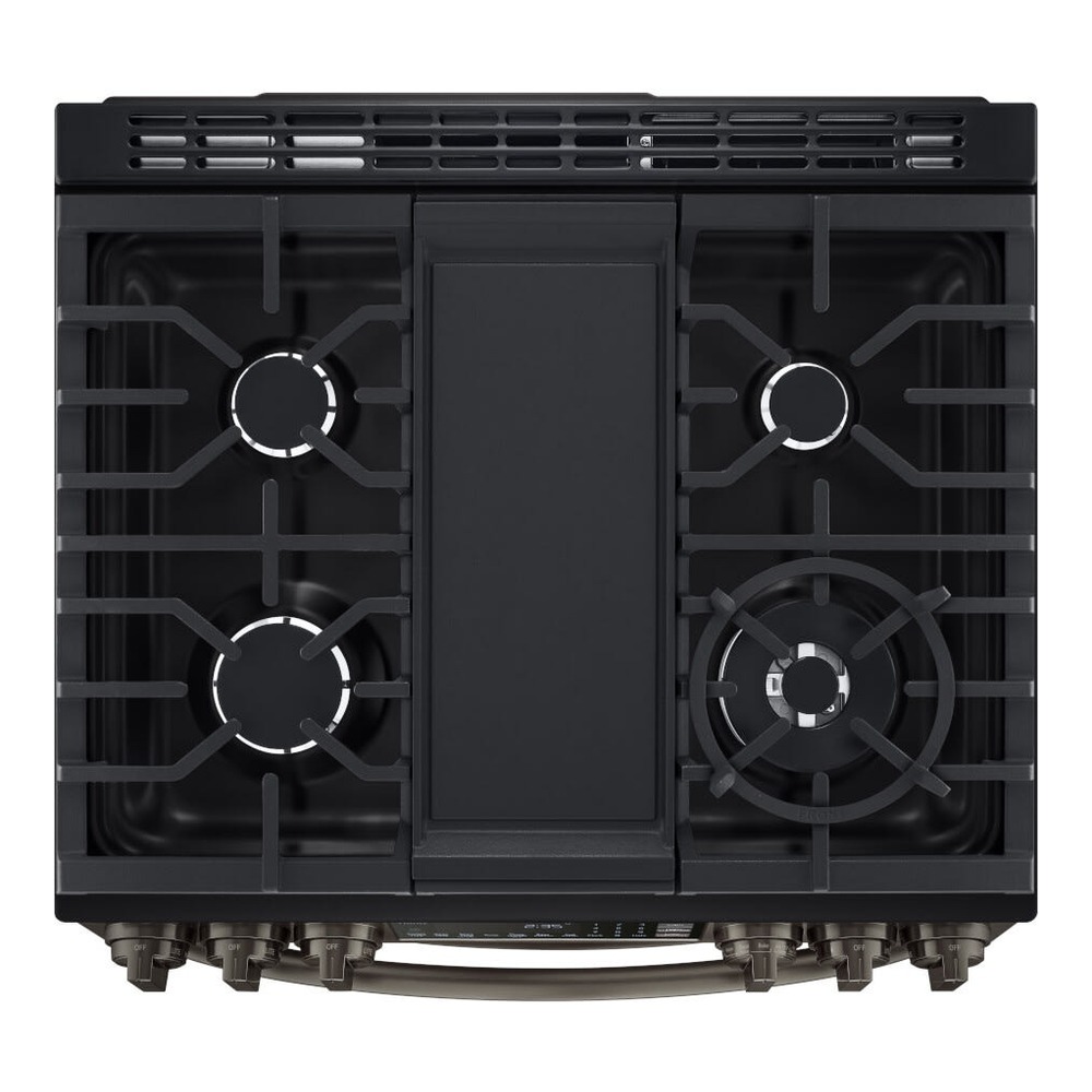 LG LTGL6937 30 inch Smart Gas Slide-In Range with 5 Sealed Burners and Griddle, 6.9 cu. ft. Total Oven Capacity, Double Oven, Air Sous Vide, Air Fry