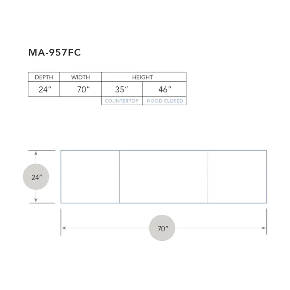 MA957FC-Dimensions
