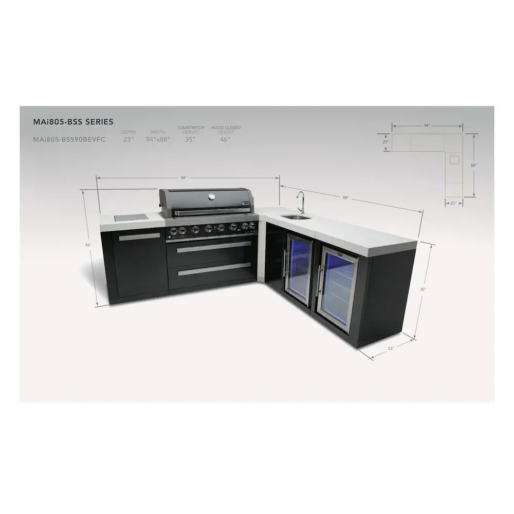 MAi805BSS90BEVFC-Dimensions