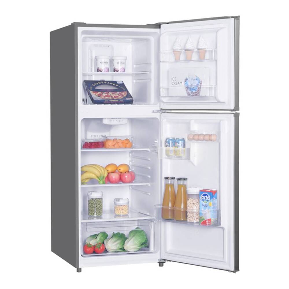 Equator MDRF1010ES Conserv 24 inch Freestanding / Built-in Top Freezer Refrigerator with 10.1 cu.ft Capacity, No Frost, Crisper, Reversible Door, in Stainless Steel