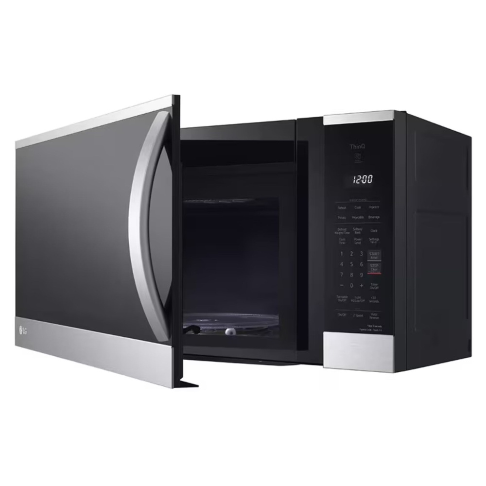 LG-MVEM1825D-tilted view with open door