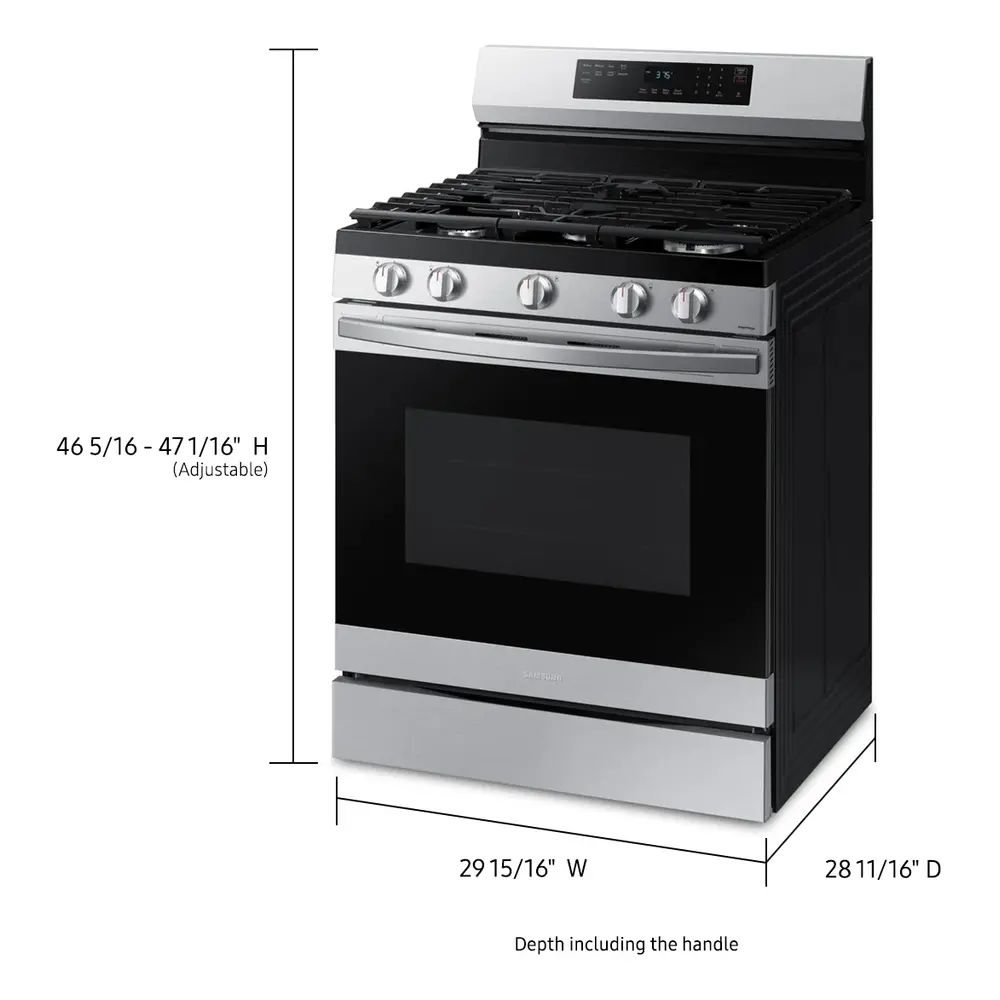 NX60A6511SS dimensions