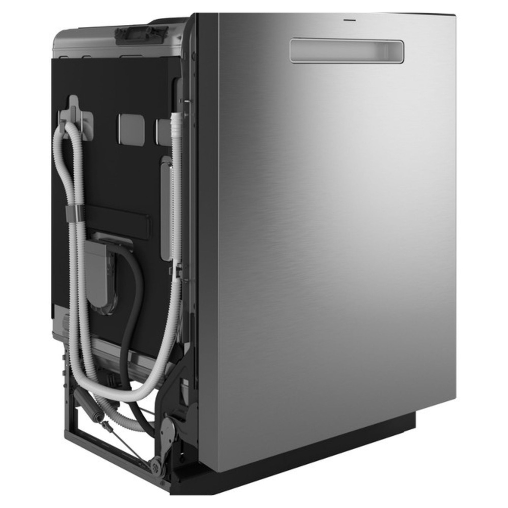 GE-PDP755SYVFS-Back view of a built-in dishwasher