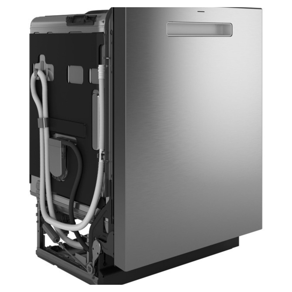 GE-PDP795SYVFS-Back view of a built-in dishwasher