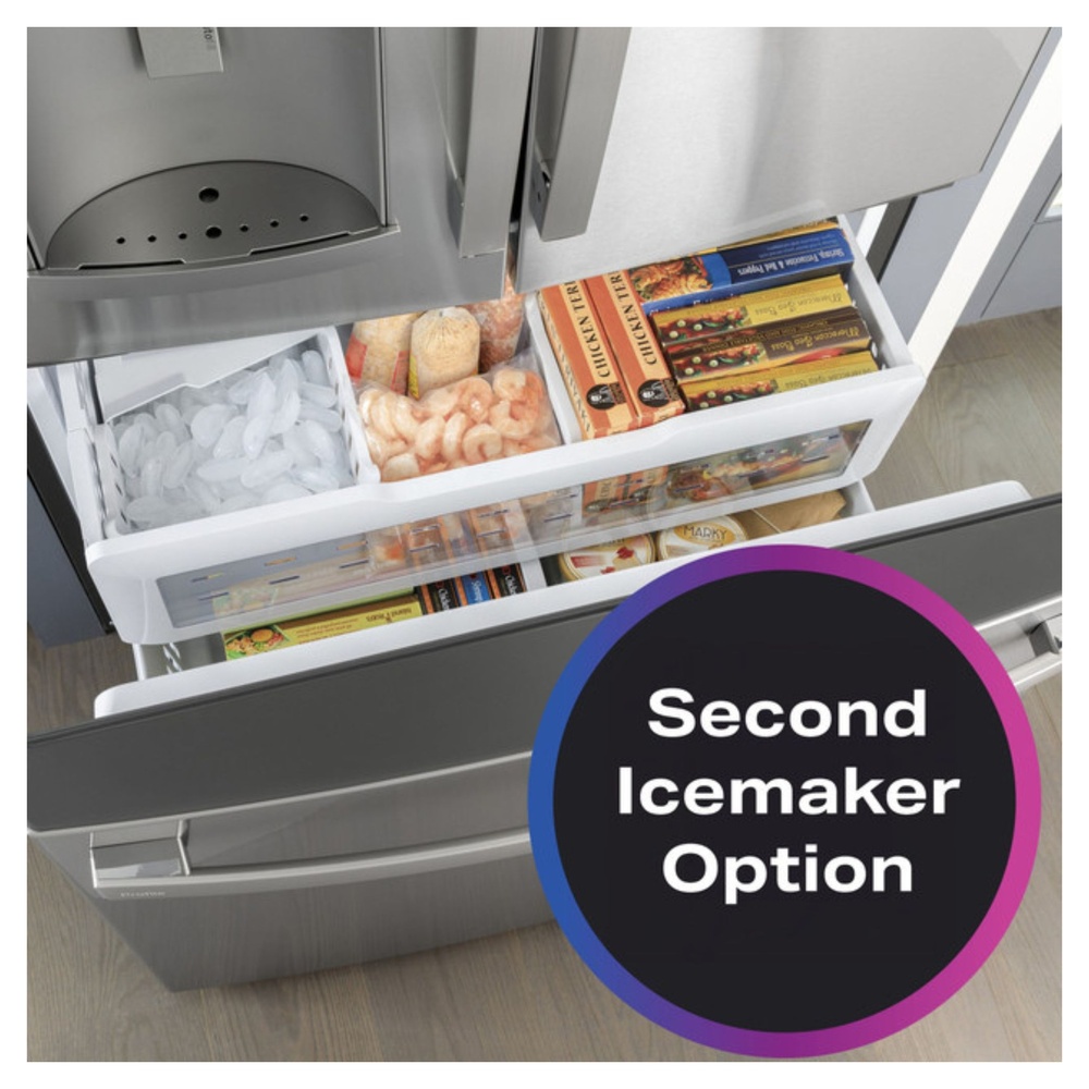 GE-PFE28KYNFS-Second icemaker option