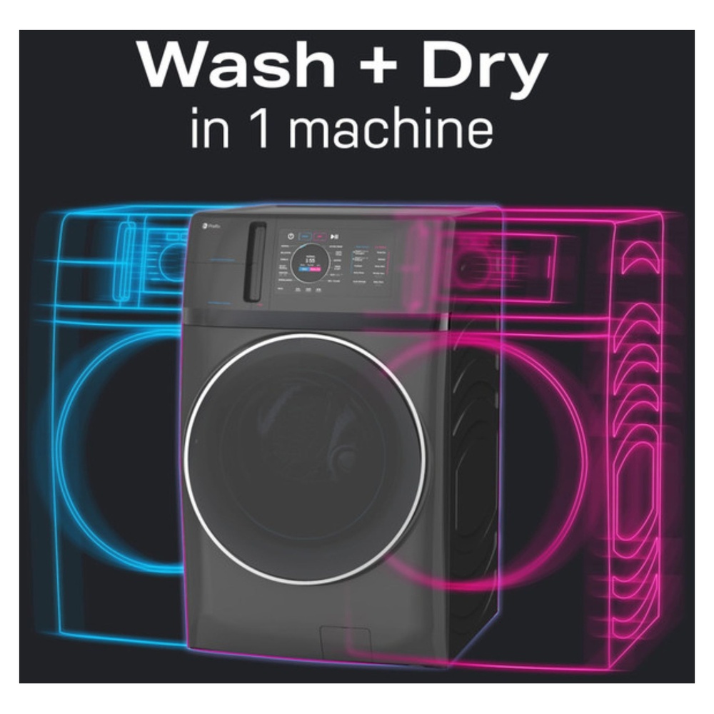 GE-PFQ97HSPVDS-Wash+Dry in 1 machine