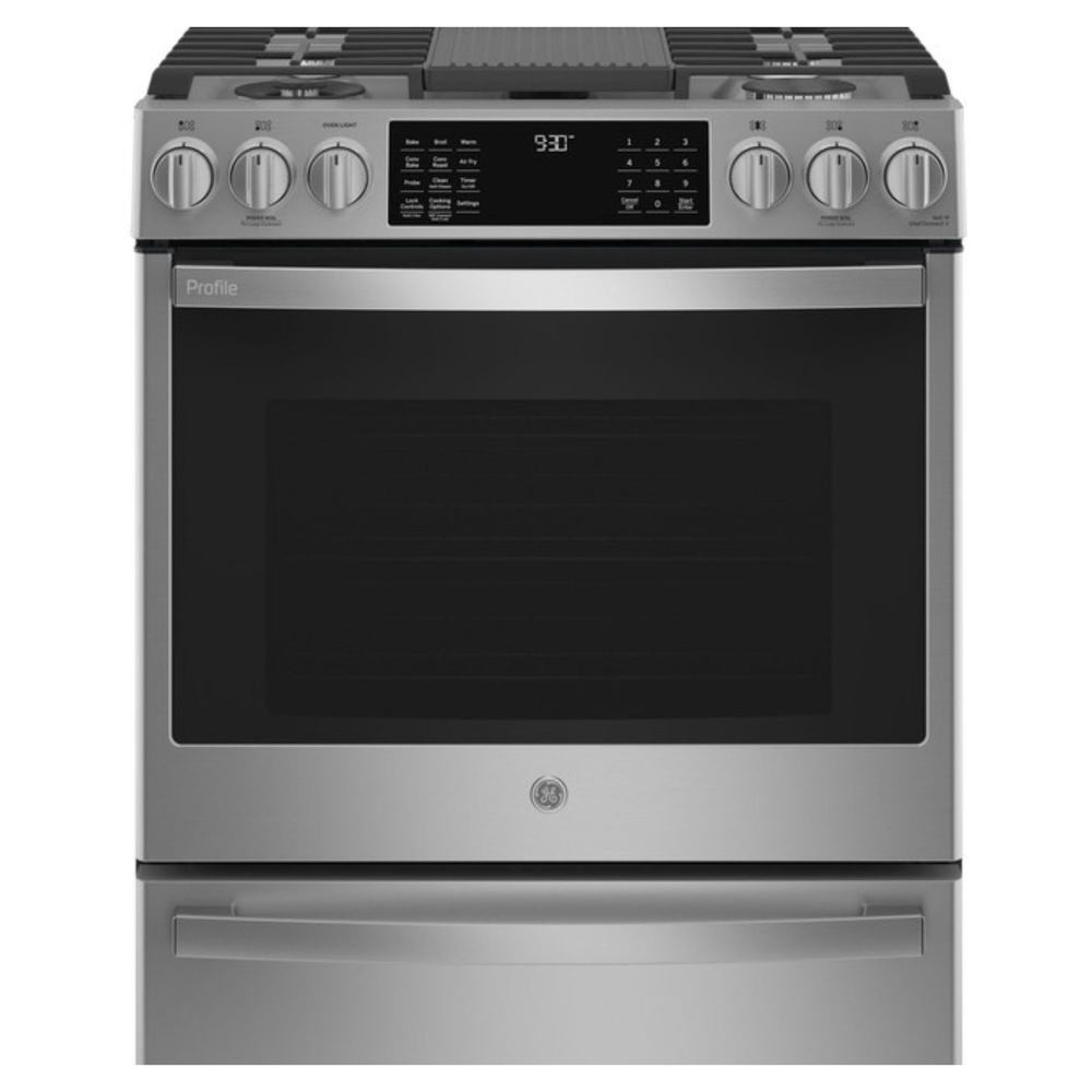 GE-PGS930YPFS-30" Smart Slide-In Front-Control Gas