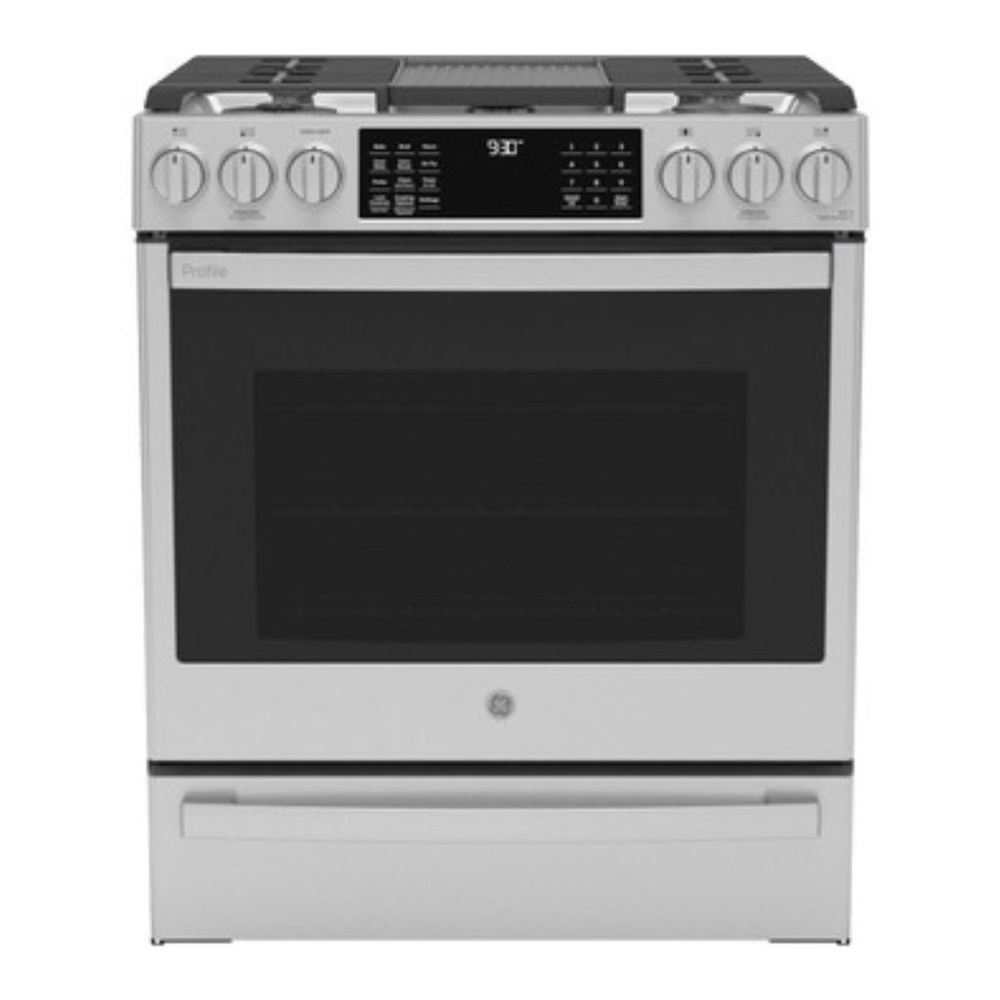 GE-PGS930YPFS-30" Smart Slide-In Front-Control Gas