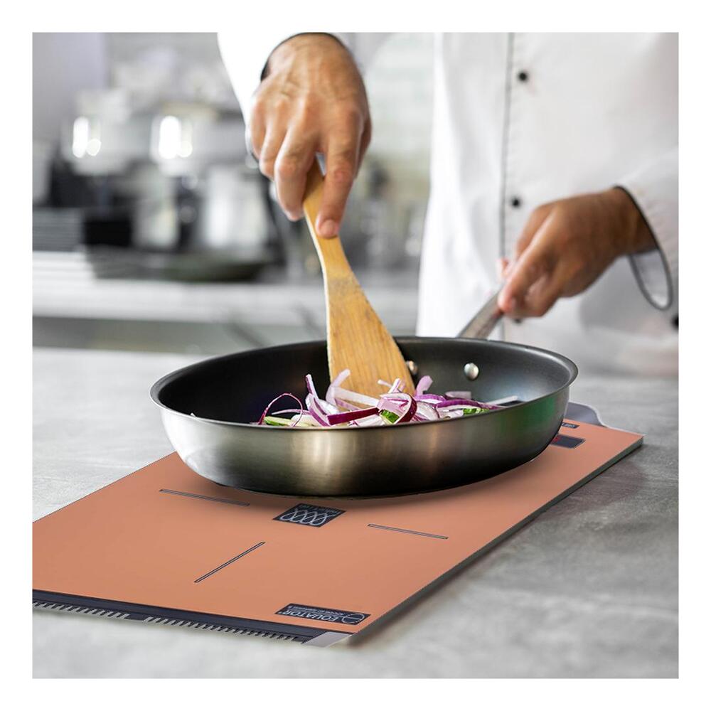 Equator PIC100 11 inch Portable One-Burner Induction Cooktop, Energy Efficient, Visible Touch Controls, Aluminum Handle