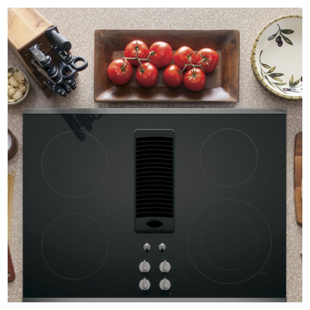 GE-PP9830SRSS-Four radiant cooking elements