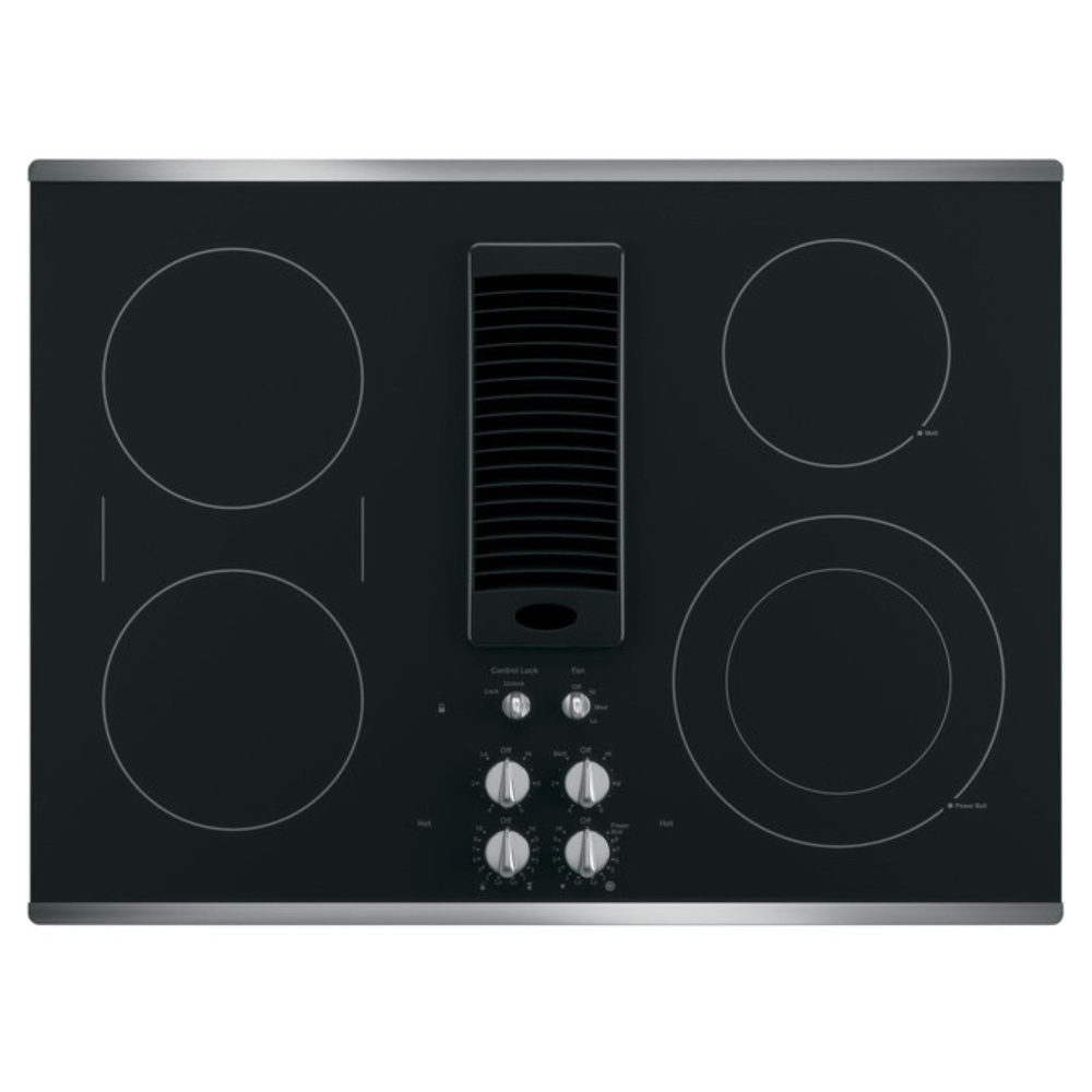 GE-PP9830SRSS-30" Downdraft Electric Cooktop