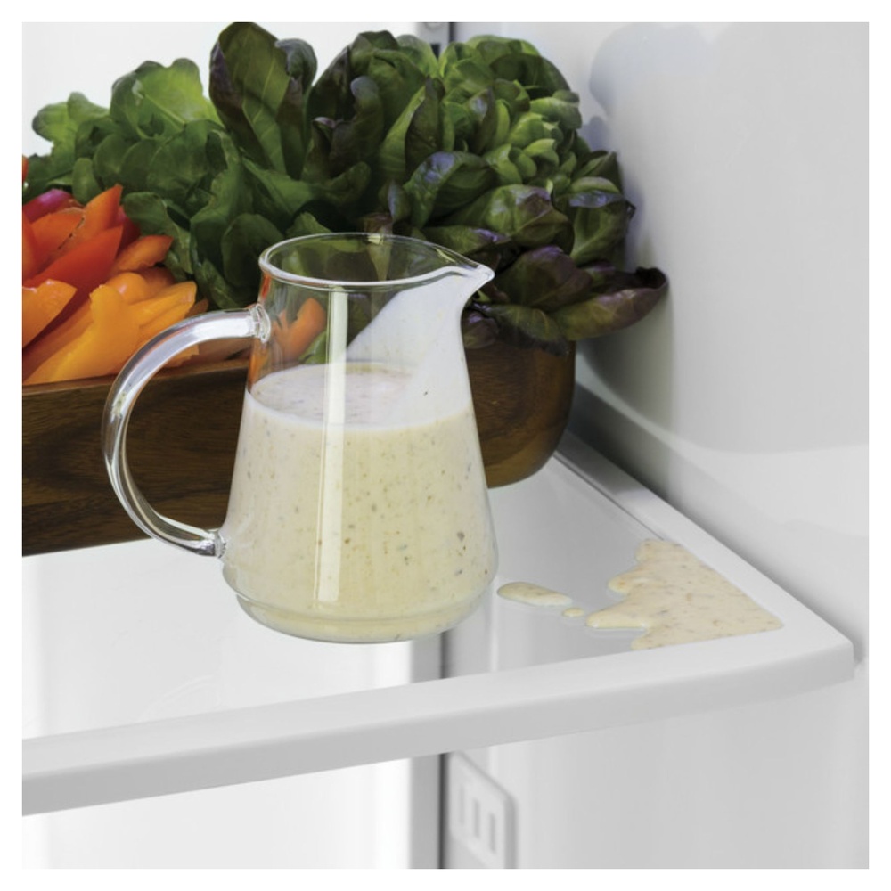 GE-PSB42YSNSS-Adjustable spillproof glass shelves