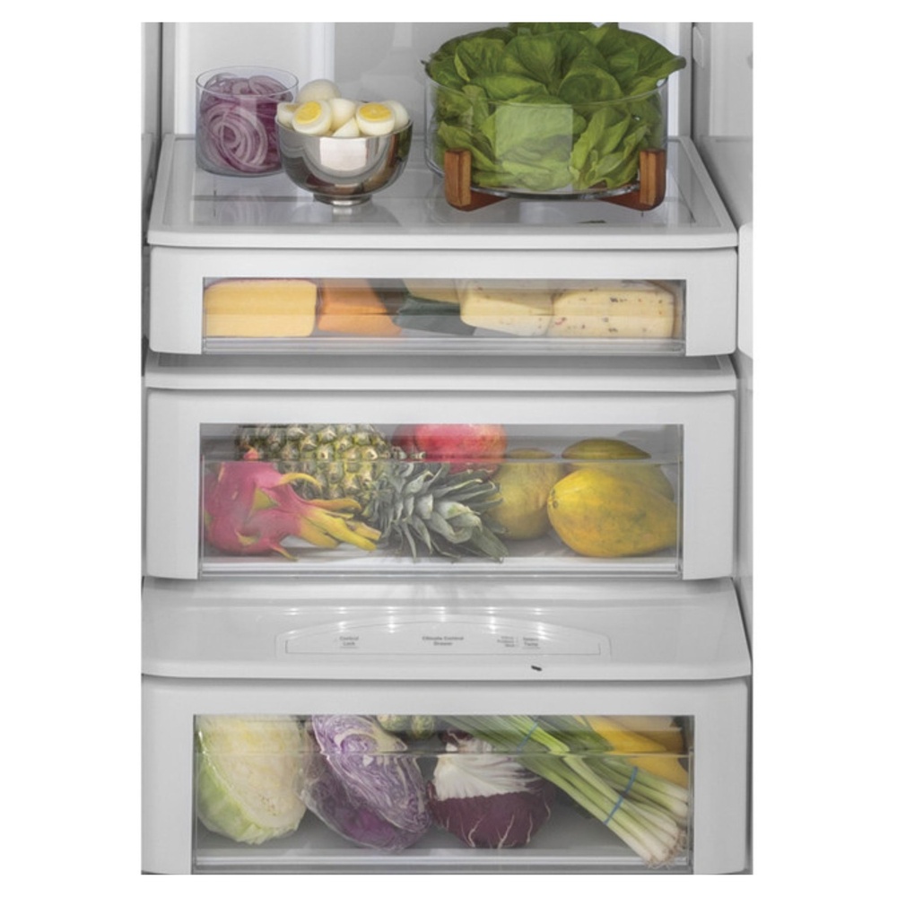 GE-PSB42YSNSS-Fresh Food Multi-Level Drawers