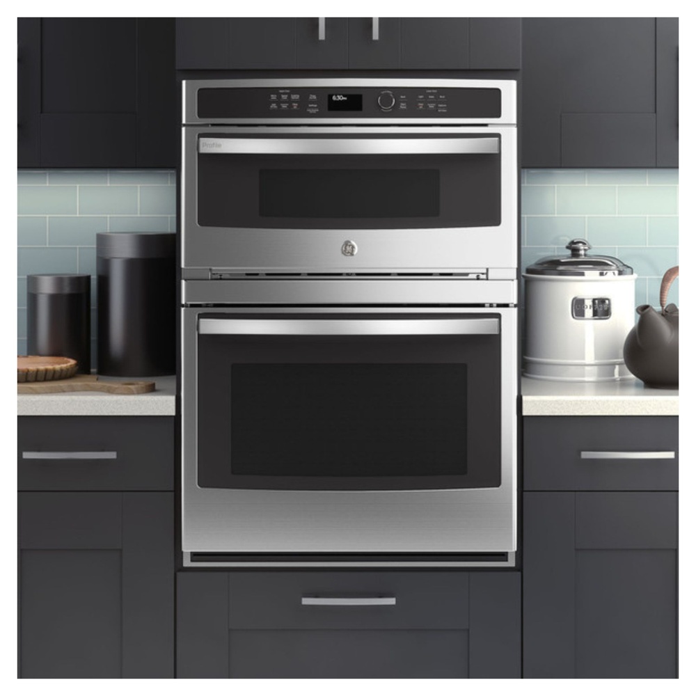 GE-PT9800SHSS- 30 in. Combination Double Wall Oven