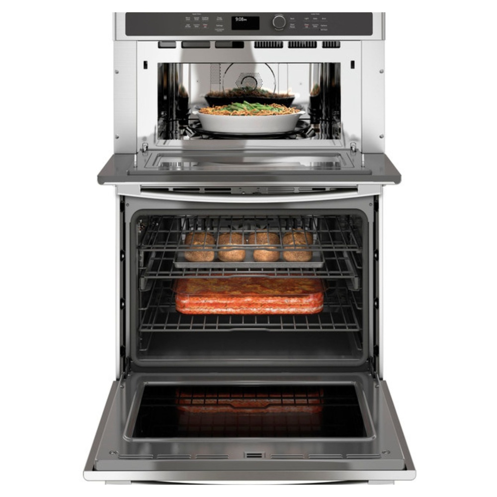 GE-PT9800SHSS-Self-clean with Steam Clean option (lower oven)