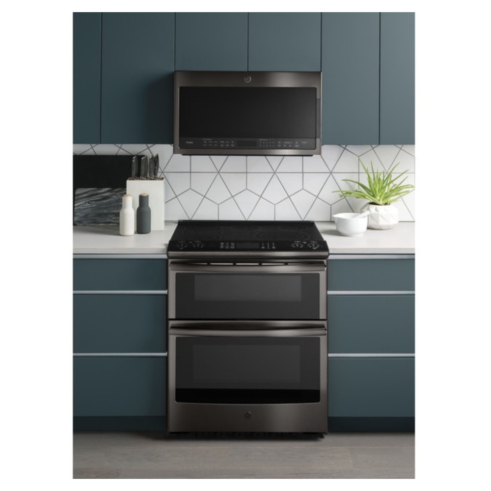 GE-PVM9005BLTS-Four-speed, 400CFM venting system