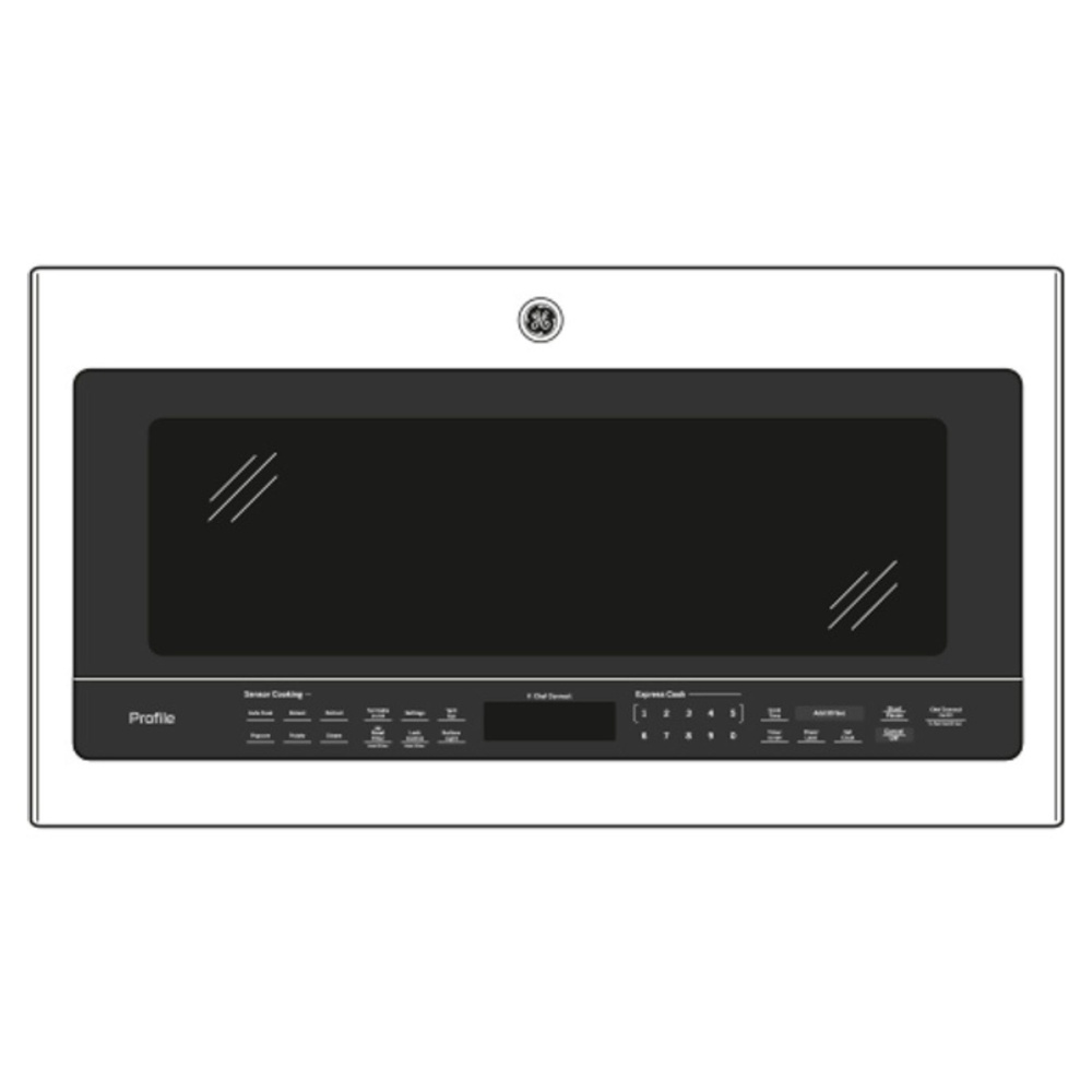 GE-PVM9005BLTS-Diagram of2.1 Cu. Ft. Over-the-Range Sensor Microwave Oven