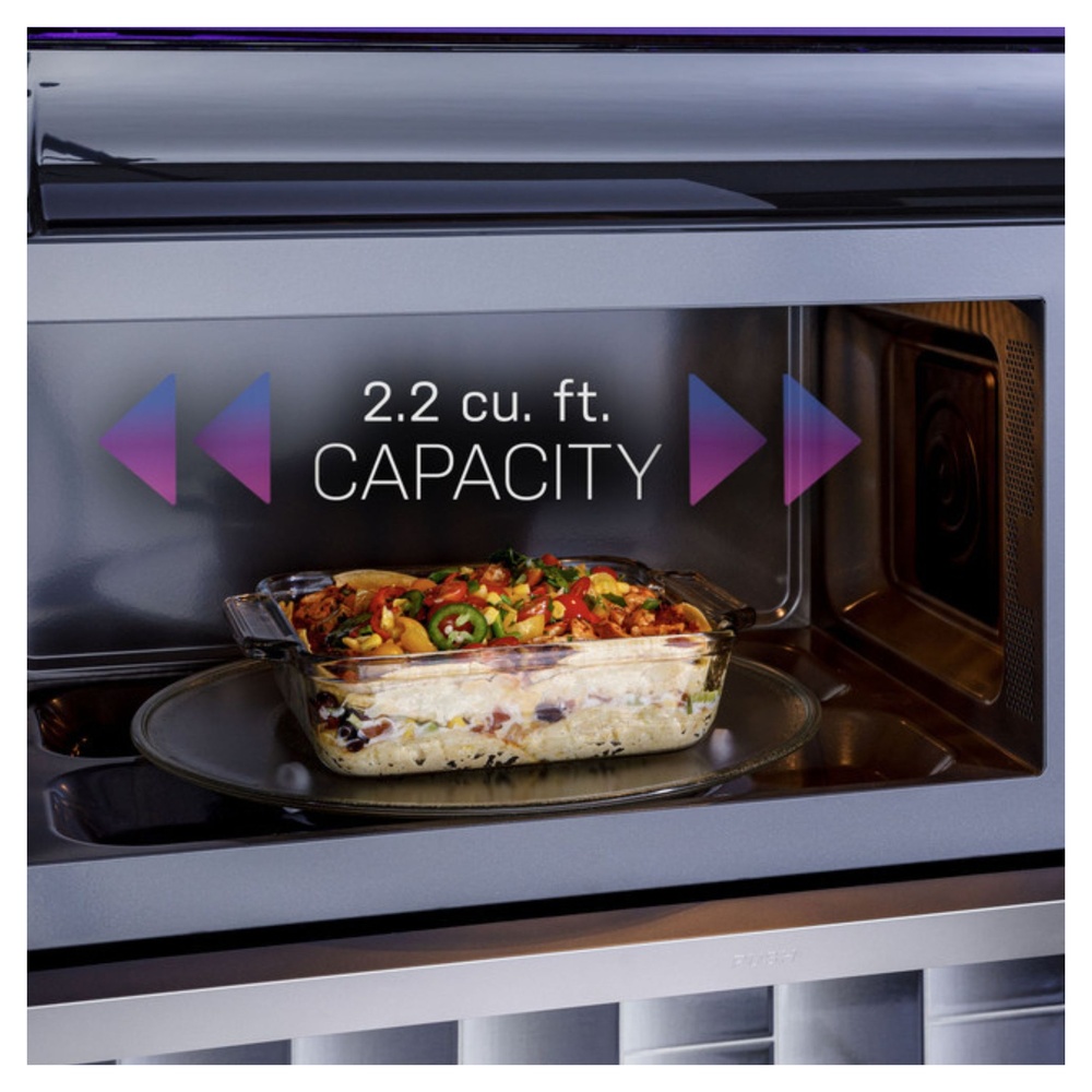GE-PVM9225SRSS-2.2 cu. ft. Capacity