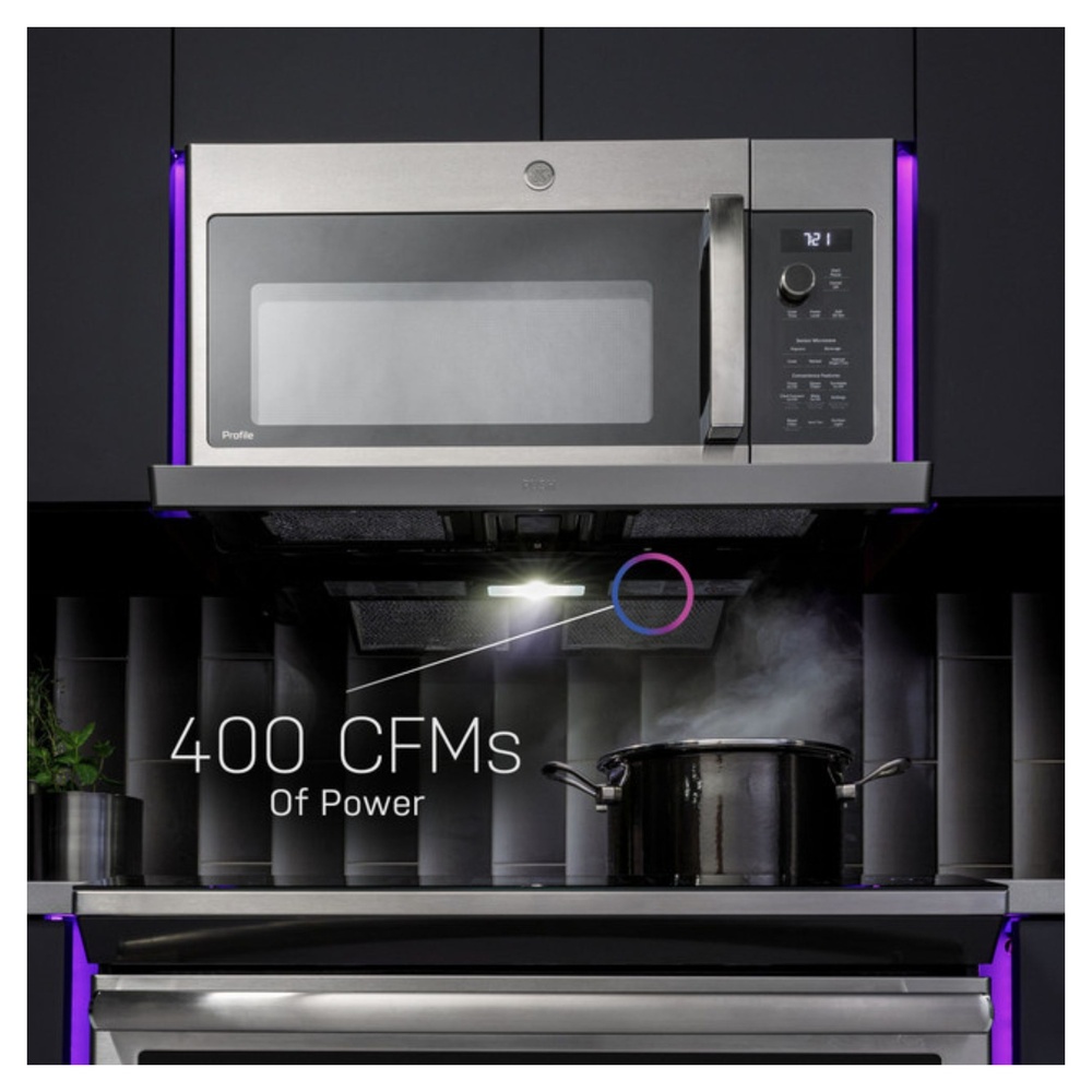 GE-PVM9225SRSS-400 CFM Range Hood