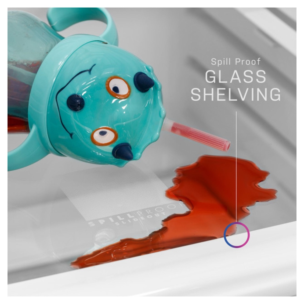 GE-PZS22MYKFS-Adjustable Glass Shelves