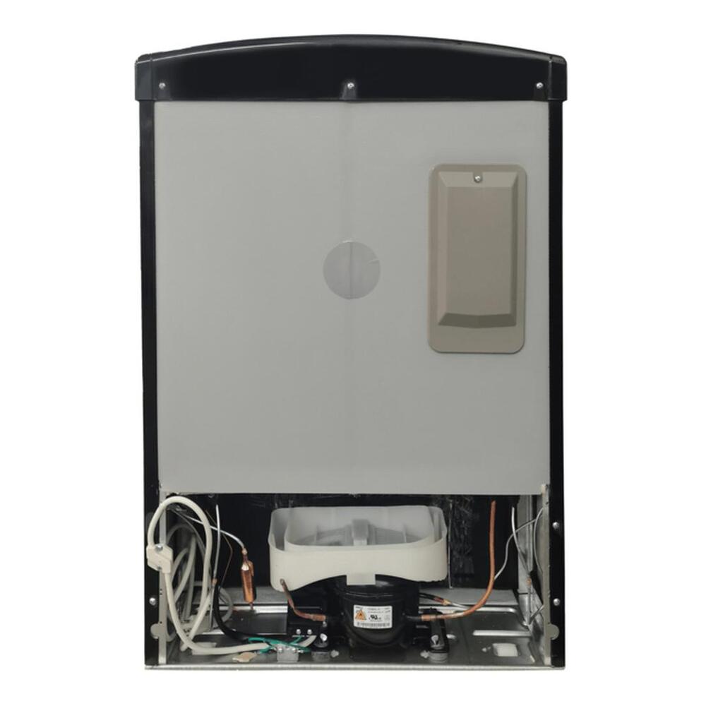 Equator CRCRF320B Conserv Compact 24 inch Retro Bottom Mount Refrigerator with 11 cu. ft. Capacity, Fast Freezing, Interior LED Light, Retro Handles, in Black