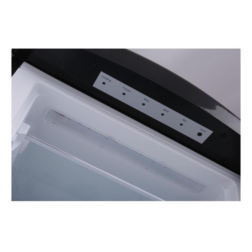 Equator CRCRF320B Conserv Compact 24 inch Retro Bottom Mount Refrigerator with 11 cu. ft. Capacity, Fast Freezing, Interior LED Light, Retro Handles, in Black