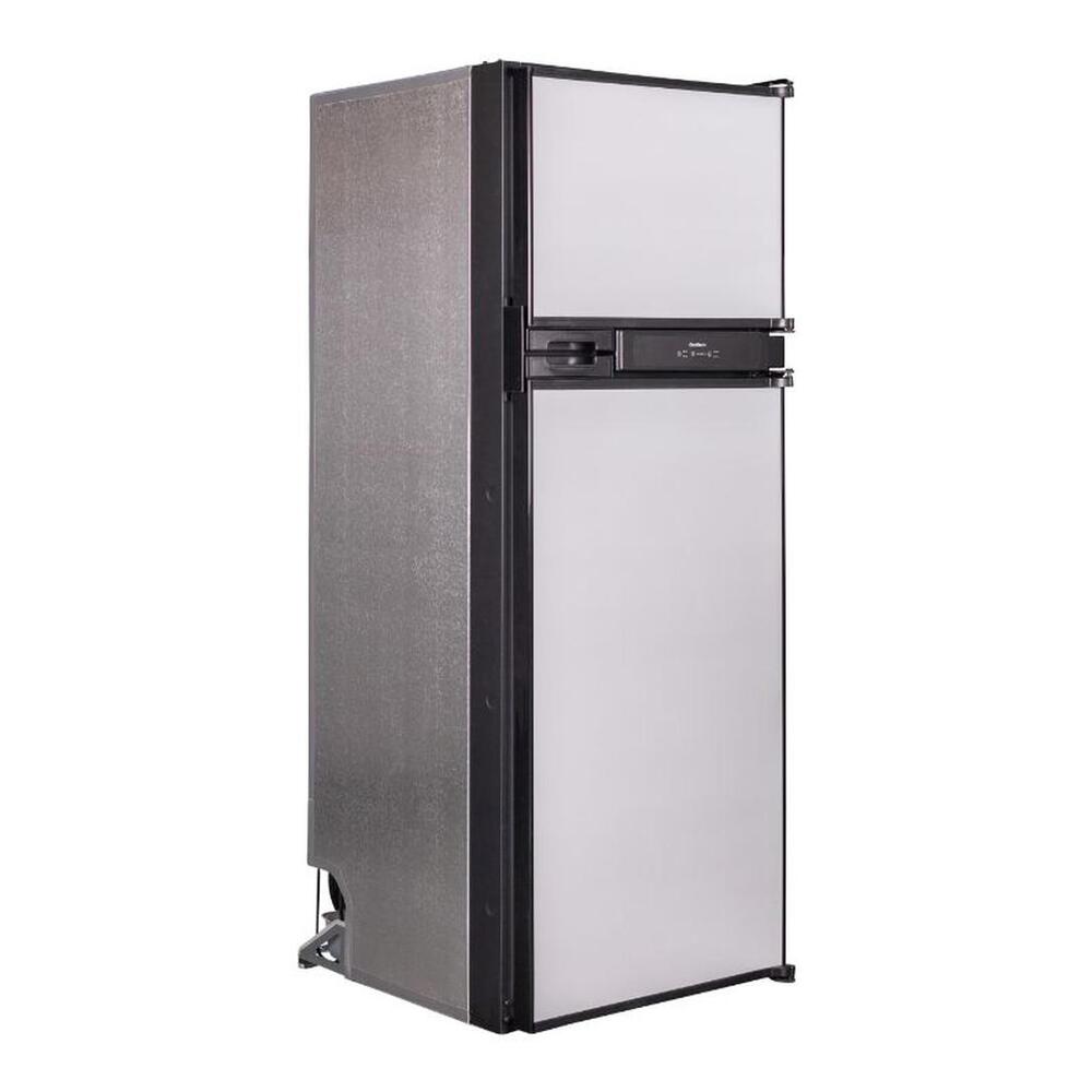 Equator RF1012DC Conserv 23 inch Built-in or Freestanding Top-Freezer Refrigerator with 10 cu. ft. Capacity, Crisper, Interior LED Light, Eco Mode, in Stainless Steel