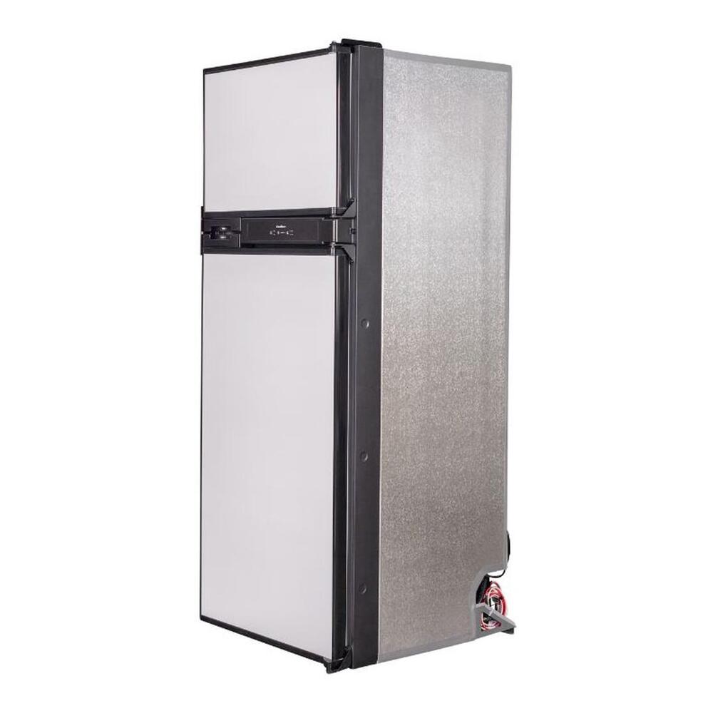 Equator RF1012DC Conserv 23 inch Built-in or Freestanding Top-Freezer Refrigerator with 10 cu. ft. Capacity, Crisper, Interior LED Light, Eco Mode, in Stainless Steel