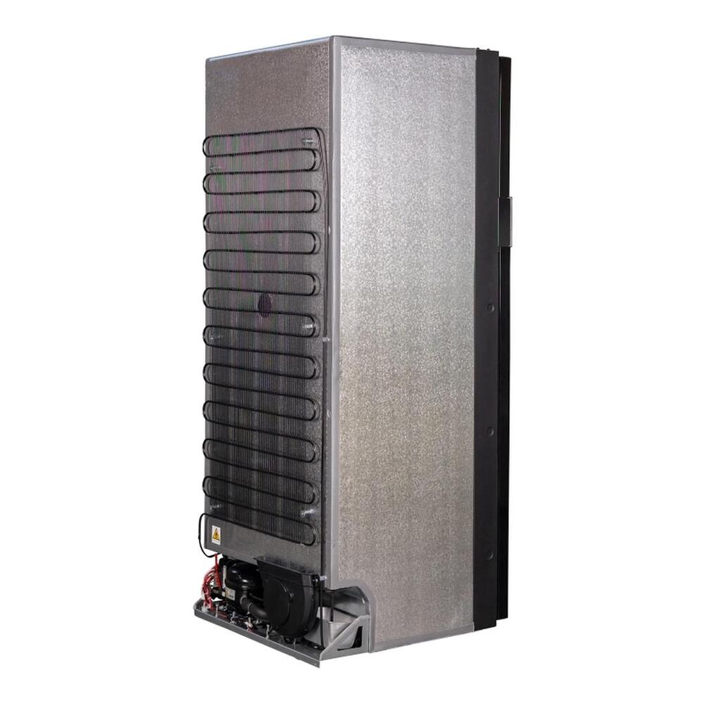 Equator RF1012DC Conserv 23 inch Built-in or Freestanding Top-Freezer Refrigerator with 10 cu. ft. Capacity, Crisper, Interior LED Light, Eco Mode, in Stainless Steel