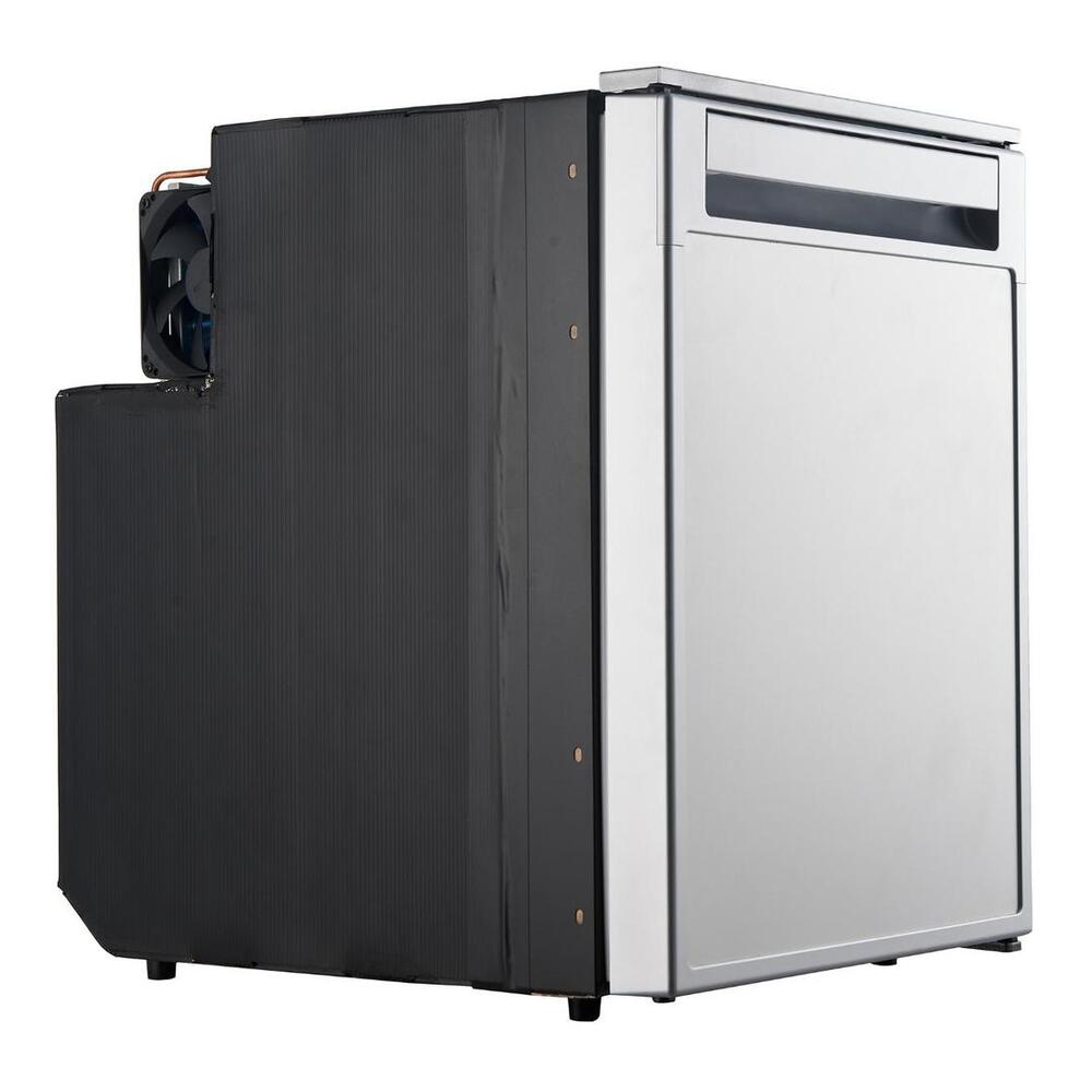 Equator RF1216 15 inch Compact RV-Marine-Offgrid Convertible Refrigerator-Freezer with 1.61 cu. ft. Capacity, Low Voltage Protection, Digital / Mechanical Controls, DC adapter, in Stainless Steel