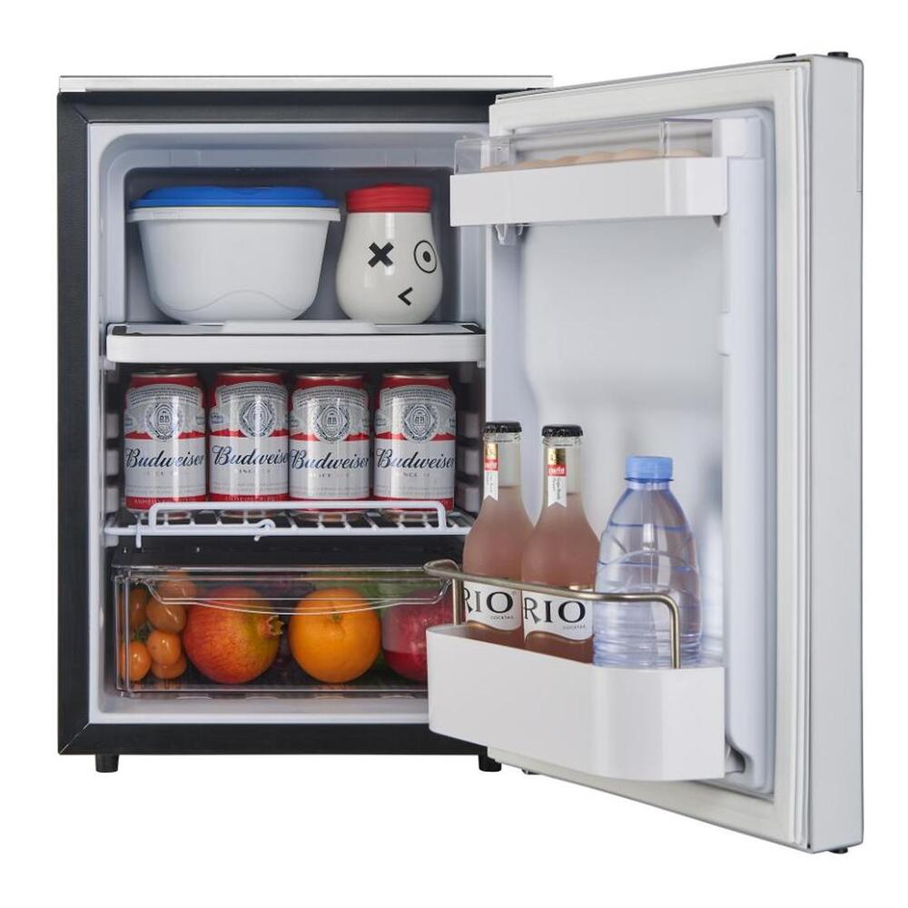 Equator RF1216 15 inch Compact RV-Marine-Offgrid Convertible Refrigerator-Freezer with 1.61 cu. ft. Capacity, Low Voltage Protection, Digital / Mechanical Controls, DC adapter, in Stainless Steel