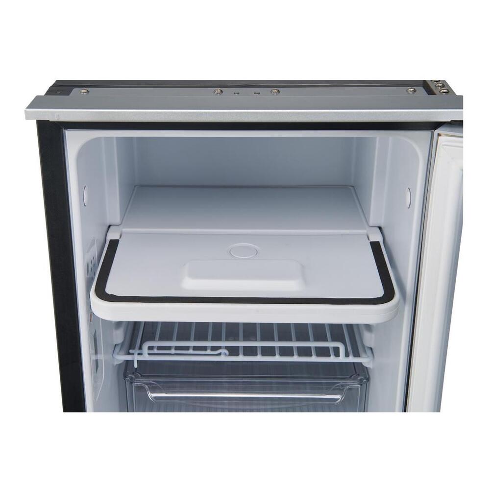 Equator RF1216 15 inch Compact RV-Marine-Offgrid Convertible Refrigerator-Freezer with 1.61 cu. ft. Capacity, Low Voltage Protection, Digital / Mechanical Controls, DC adapter, in Stainless Steel