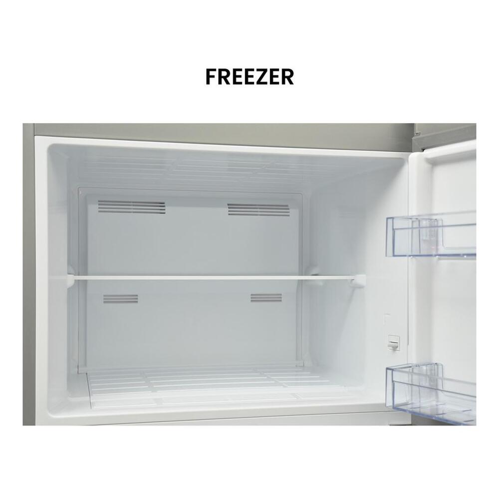 Equator RF142S 24 inch Freestanding Top-Freezer Refrigerator with 14.3 cu. ft. Capacity, Temperature Alarm, Interior LED Light, Ample Door Storage, in Stainless Steel