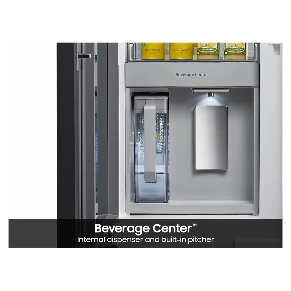 Samsung RF29BB8600 36 inch Bespoke Smart 4 Door French Door Refrigerator with 28.8 cu. ft. Capacity, Beverage Center, LED Lighting, FlexZone Drawer, Twin Cooling Plus, Metal Cooling, Dual Ice Maker with Ice Bites, Energy Star