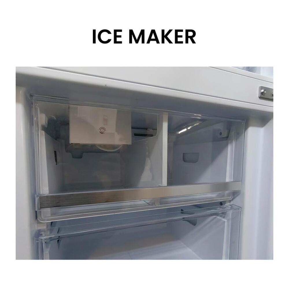 Equator RFI1200S 24 inch Freestanding Bottom-Freezer Refrigerator with 11.6 cu. ft. Capacity, Automatic Ice Maker, Eco Function, Fingerprint Resistant, in Stainless Steel