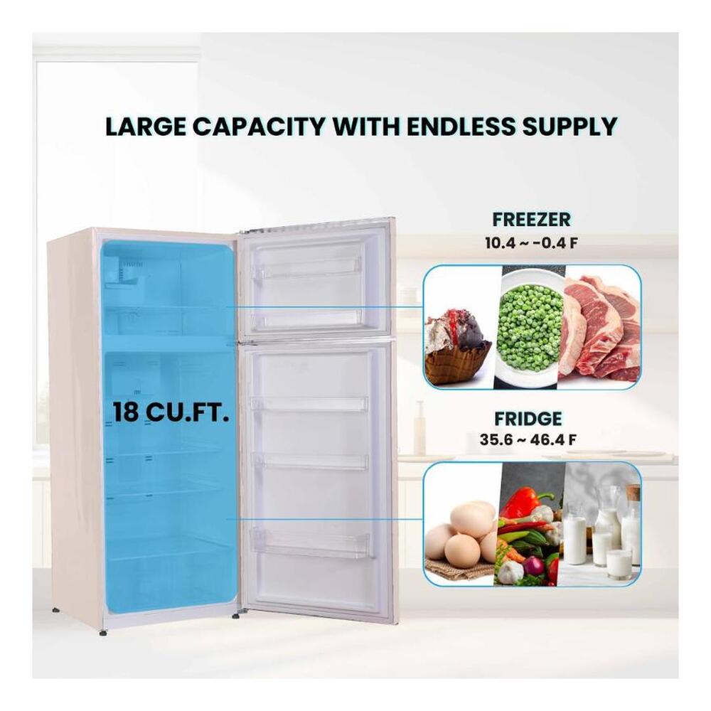 Equator RRFI18 Conserv 30 inch Freestanding Apartment Refrigerator with 18 cu. ft. Capacity, Adjustable Feet, Interior Light, Frost Free