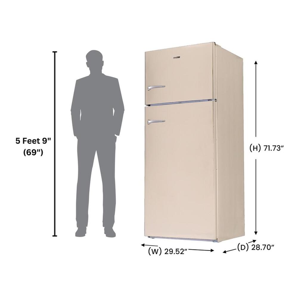 Equator RRFI18 Conserv 30 inch Freestanding Apartment Refrigerator with 18 cu. ft. Capacity, Adjustable Feet, Interior Light, Frost Free