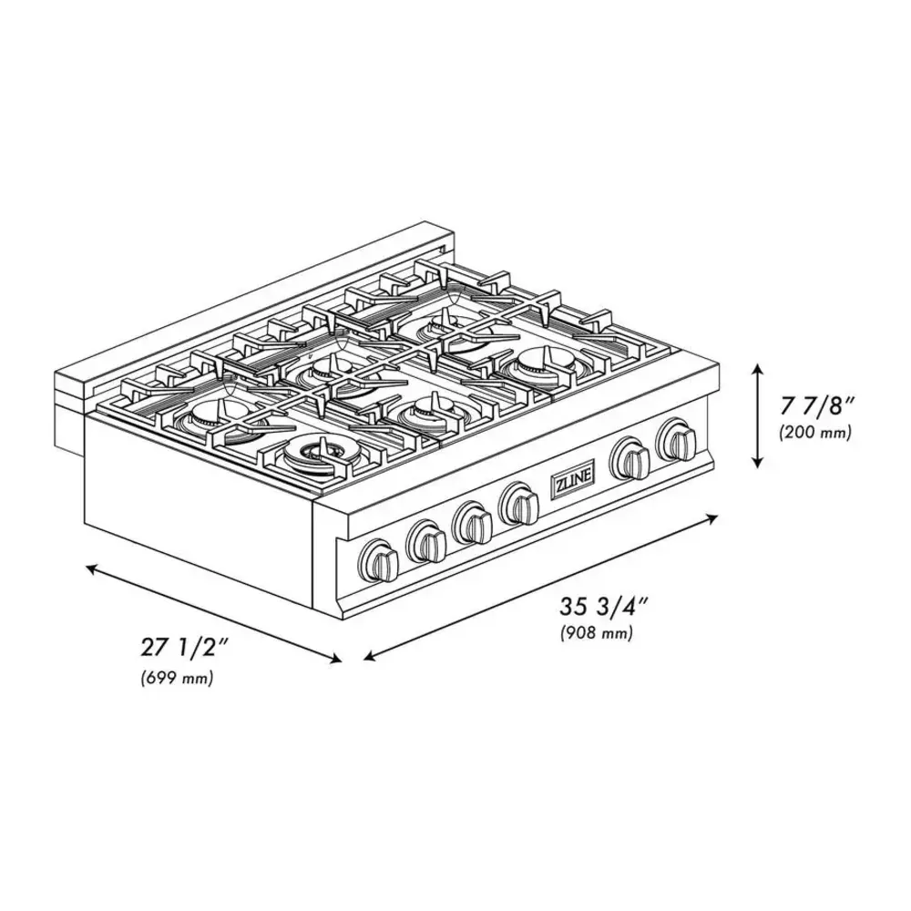 RTZ-36-G dimensions
