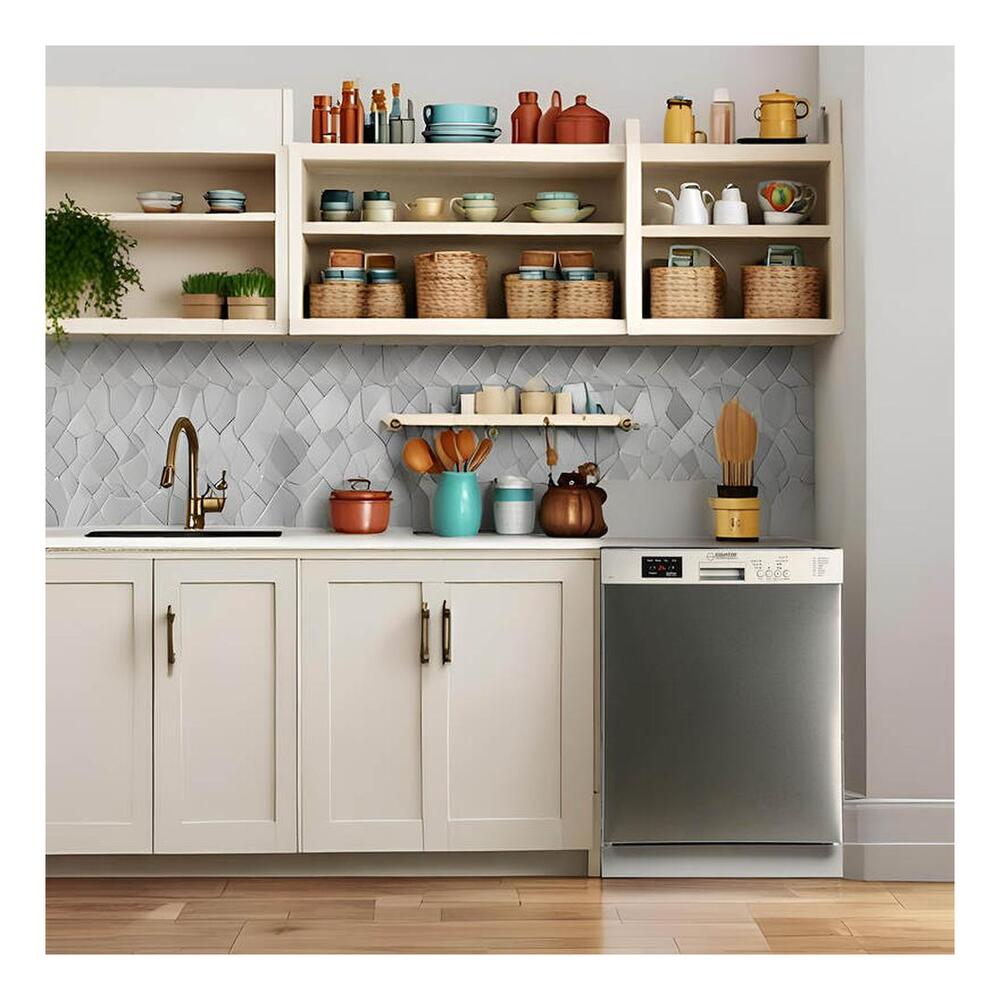 Equator WB82 24 inch Built-In Dishwasher with 14 Place Settings, Dual spray arms, Adjustable Top Rack, Concealed Heating Element
