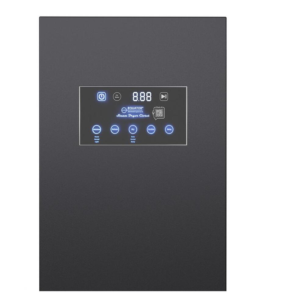 Equator SDC760 16 inch Steam Dryer Closet with 7.6 cu. ft Capacity, Wrinkle-Free Steaming, Automatic cooling function, Odor resistant