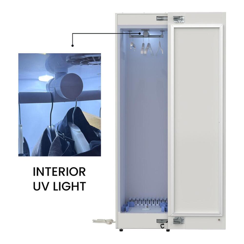 Equator SDC760 16 inch Steam Dryer Closet with 7.6 cu. ft Capacity, Wrinkle-Free Steaming, Automatic cooling function, Odor resistant