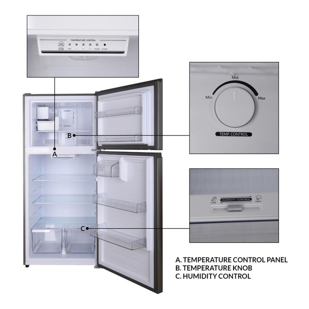 Equator TMRI180S Conserv 30 inch Freestanding Apartment Refrigerator with 18 cu. ft. Capacity, Adjustable Feet, Interior Light, Fingerprint Resistant, in Stainless Steel