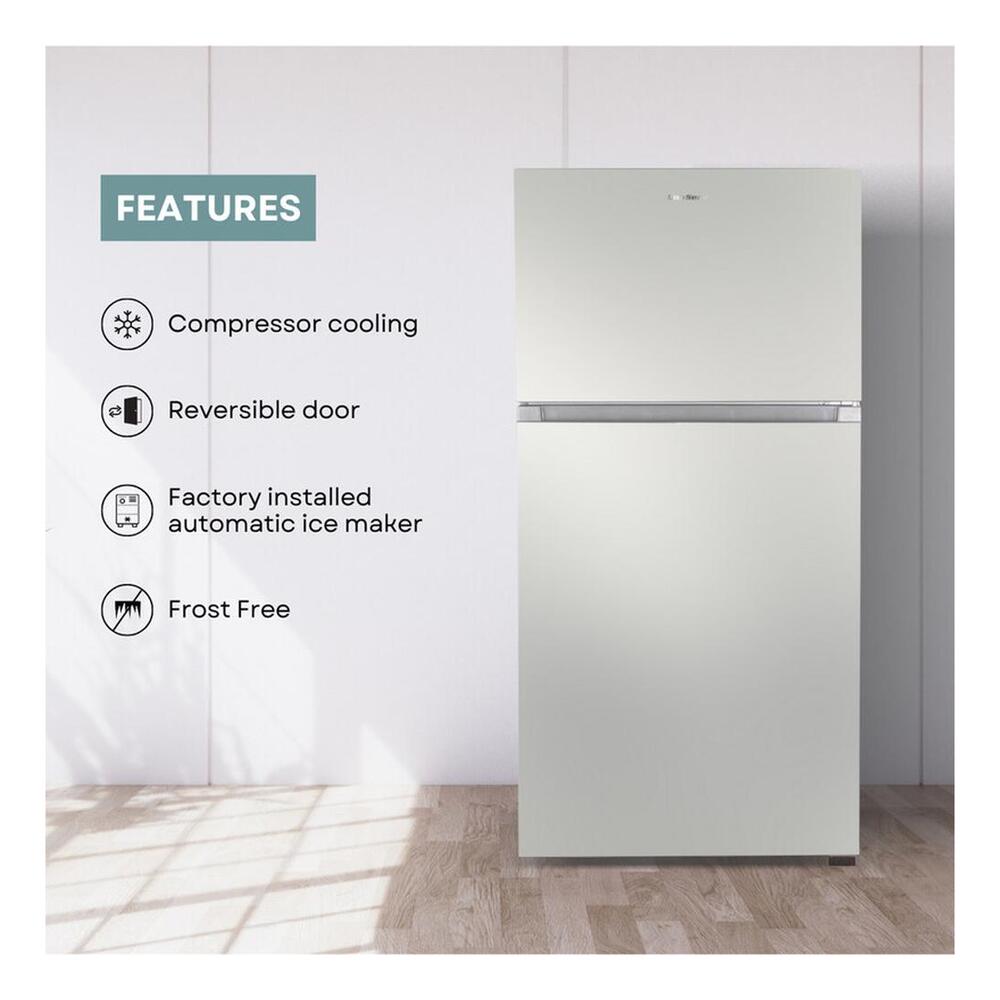 Equator TMRI180S Conserv 30 inch Freestanding Apartment Refrigerator with 18 cu. ft. Capacity, Adjustable Feet, Interior Light, Fingerprint Resistant, in Stainless Steel