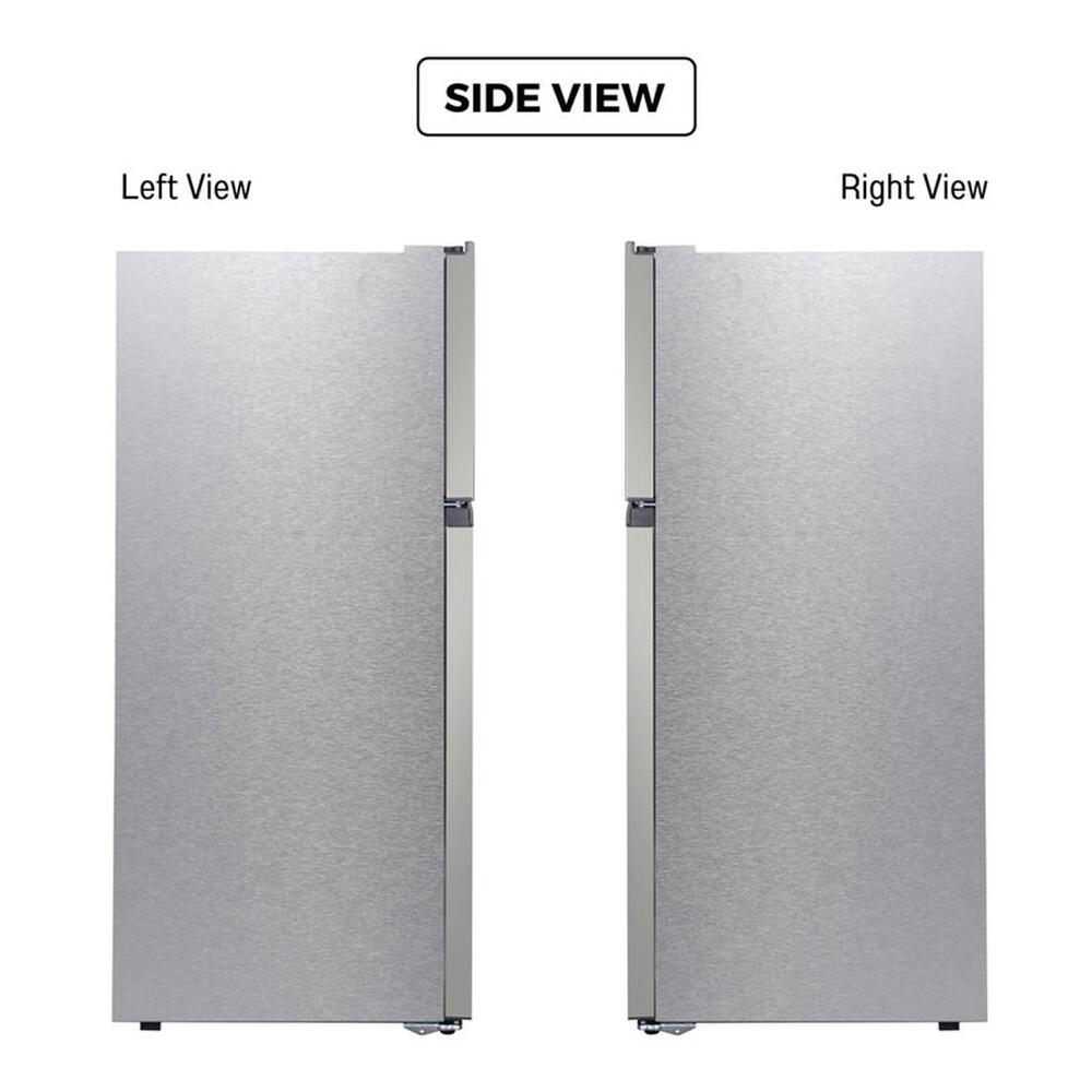 Equator TMRI210S Conserv 33 inch Freestanding Apartment Refrigerator with 21 cu. ft. Capacity, Adjustable Feet, Interior Light, Fingerprint Resistant, in Stainless Steel