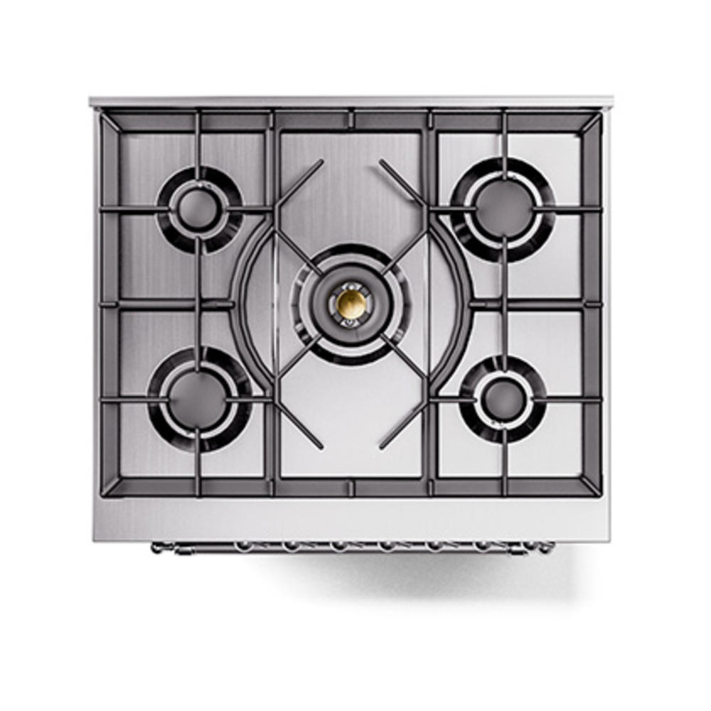 ILVE_UN30NMPBKCLP_Nostalgie_II_30"_Dual_Fuel_Range_top_view
