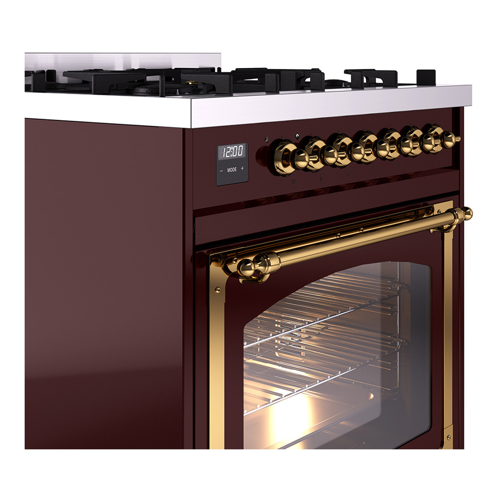 ILVE_UN30NMPBUG_Nostalgie_II_30"_Dual_Fuel_Range_details