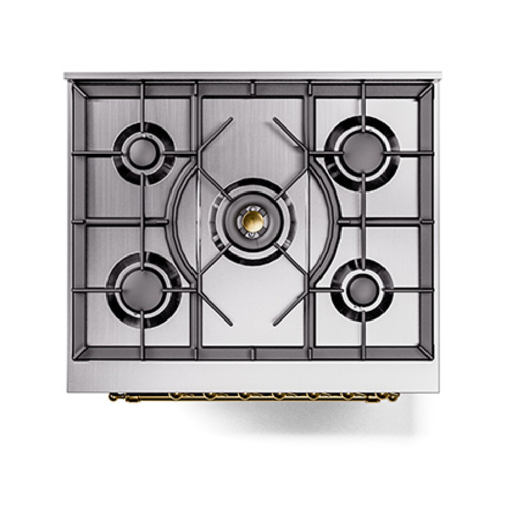 ILVE_UN30NMPEGGLP_Nostalgie_II_30"_Dual_Fuel_Range_top_view