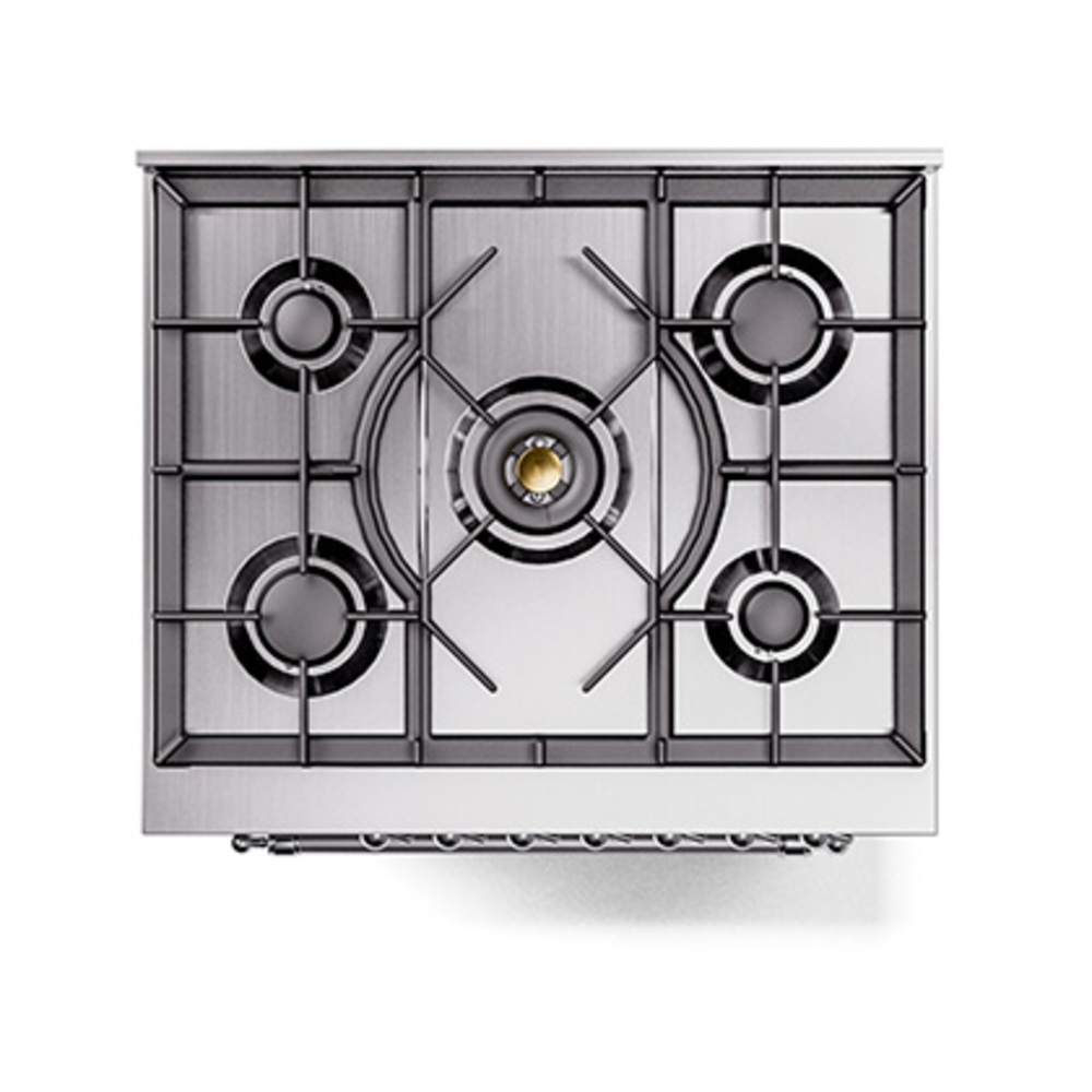 ILVE_UN30NMPMGCLP_Nostalgie_II_30"_Dual_Fuel_Range_top_view
